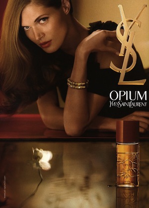 YSL Opium Małgosia Bela Polskie modelki w reklamach perfum