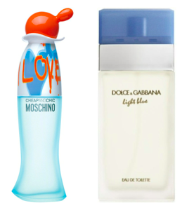 Perfumy podobne do szarej Pumy - Moschino I Love Love, Dolce&Gabbana Light Blue