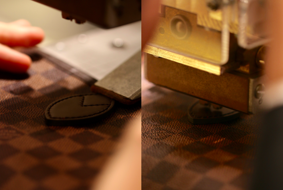 Personalizacja torby Louis Vuitton Neverfull metodą hot stamping | 0