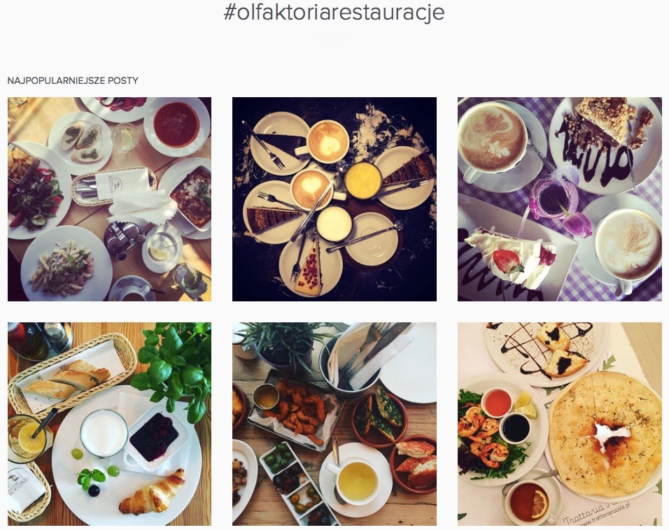 Instagram Olfaktoria - restauracje