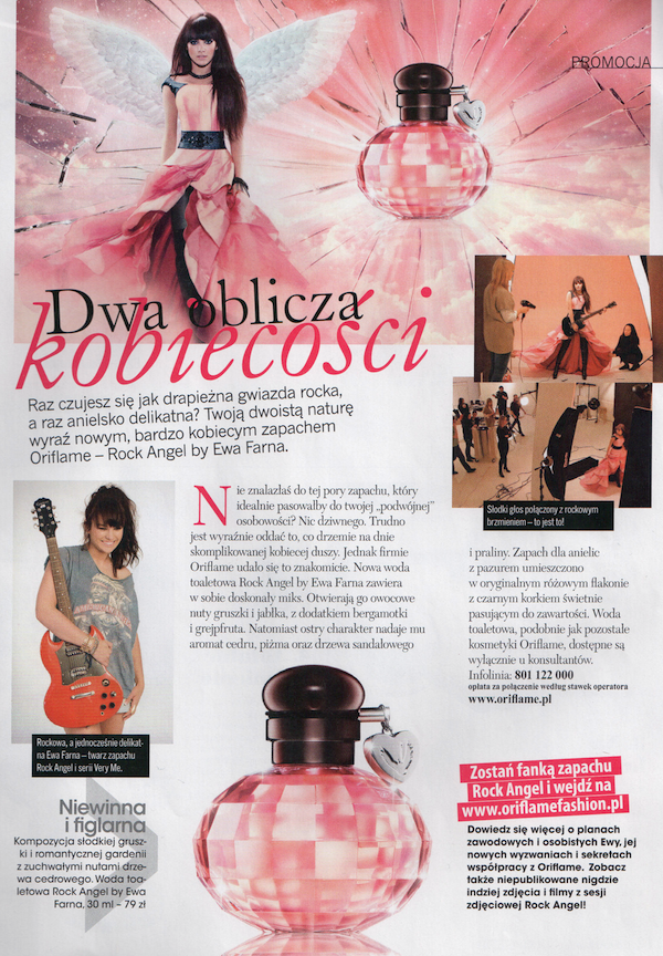 Perfumy Oriflame Rock Angel Promocja Cosmopolitan