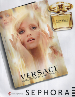 Reklama perfum Versace Yellow Diamond Sephora