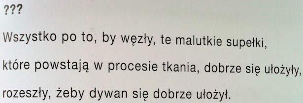 Świat w zasięgu nosa Pytanie