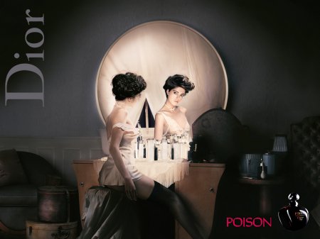 Perfumy dior poison plakat reklamowy Vincent Peters