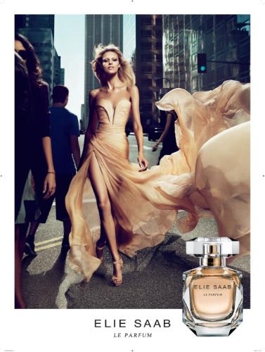 Perfumy Elie Saab le parfum Anja Rubik plakat reklamowy