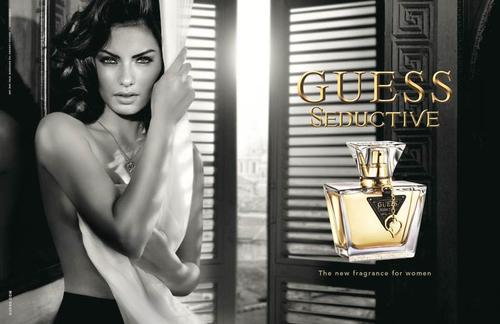 Perfumy GUess Seducctive plakat reklamowy