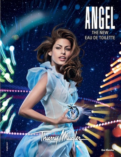 Plakat reklamowy perfumy Thierry Mugler Angel edt Eva Mendes