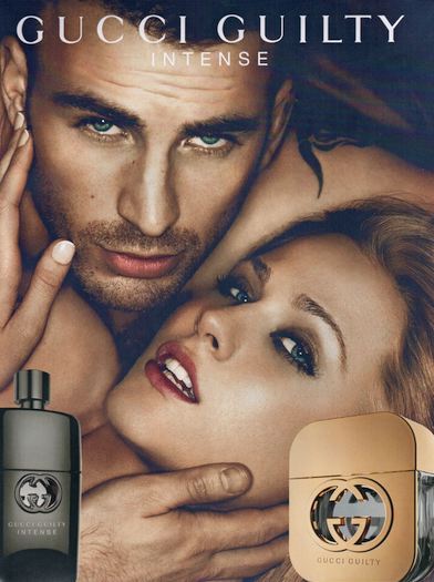 Plakat reklamowy perfum Gucci Guilty Intense