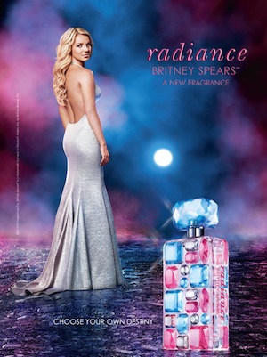 Britney Spears Radiance plakat reklamowy