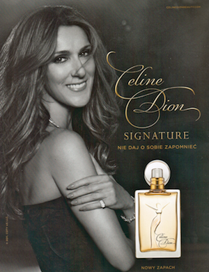 Reklama perfum Celine Dion Signature