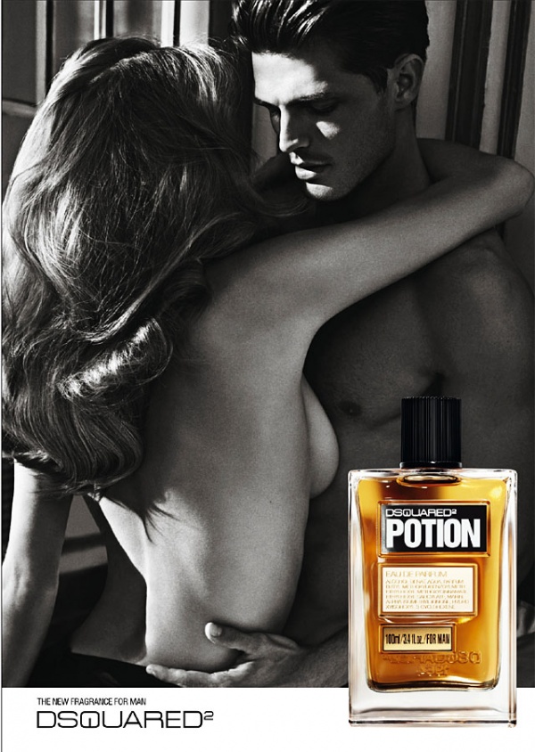 Reklama perfum DSquared Potion