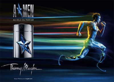 Reklama perfum Thierry Mugler a man Oscar Pistorius