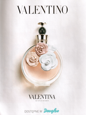 Reklama perfum Valentino Valentina Douglas