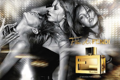 Perfumy Fendi Fan Di Fendi Anja Rubik Abbey Lee Kershaw Karmen Pedaru reklama