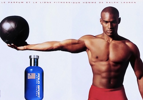 Murzyni w reklamach perfum Ralph Lauren Polo Sport Tyson Beckford