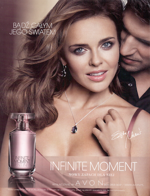 Reklamy perfum w prasie Avon Infinite Moments Edyta Herbuś