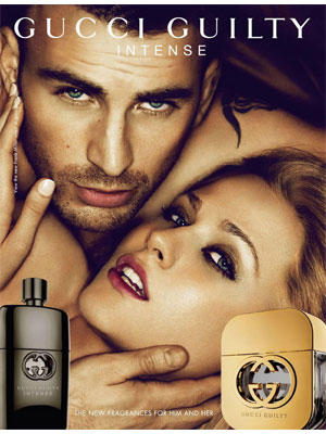 Reklamy perfum w prasie Gucci Guilty Intense