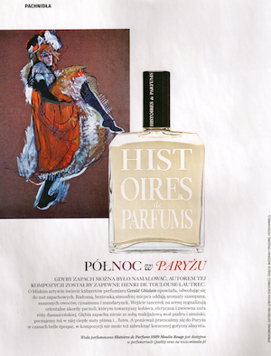 Reklamy perfum w prasie Histoires Parfums 1889 Moulin Rouge Zwierciadło