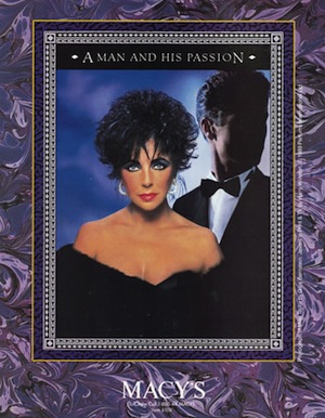 Top 10 największych marek perfum gwiazd perfumy Elizabeth Taylor Passion For Men reklama