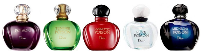 Flakony Dior Poison kolekcja