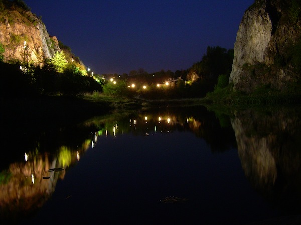 Kielce Kadzielna Amfiteatr Wieczór