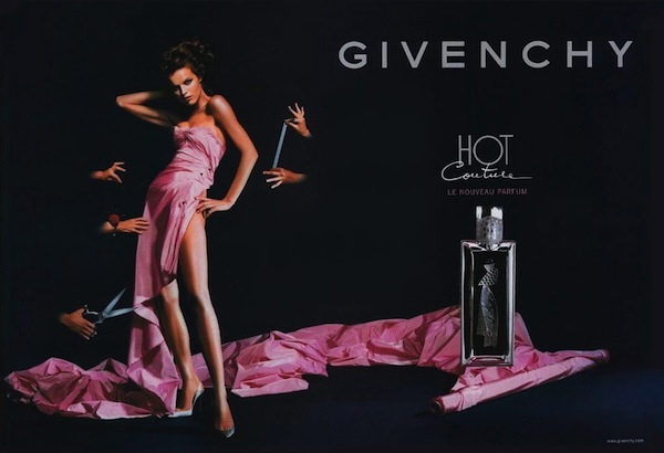 Reklama perfum Givenchy Hot Couture