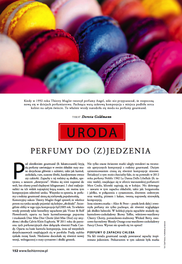 Fashion Magazine - perfumy do (z)jedzenia