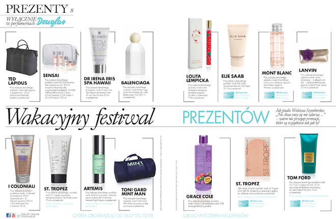 Festiwal Piękna w perfumeriach Douglas - wakacyjny festiwal prezentów