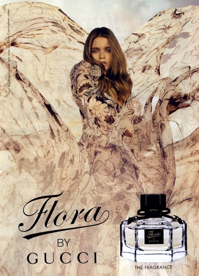 Reklama perfum Flora by Gucci