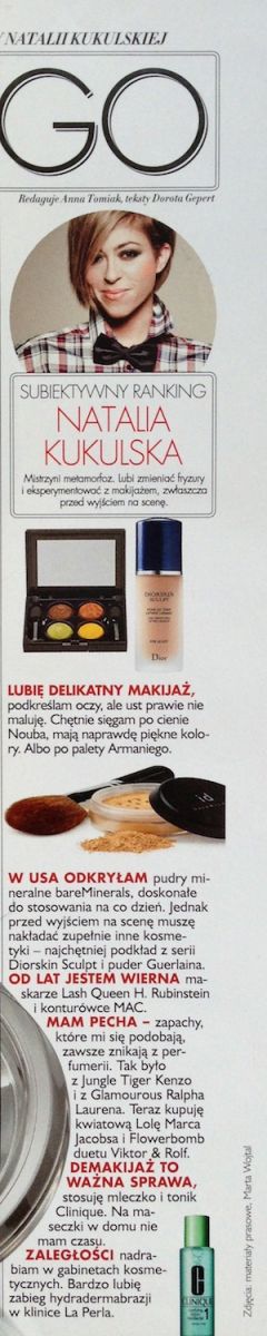 Ulubione perfumy Natalii Kukulskiej - magazyn Sukces