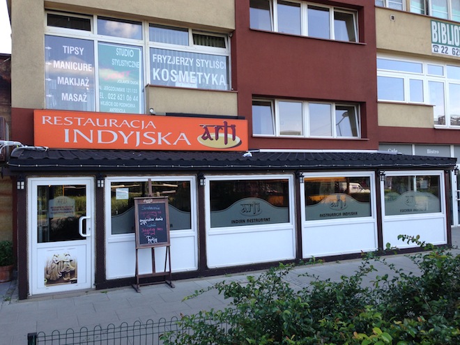 Restauracja indyjska Arti w Warszawie