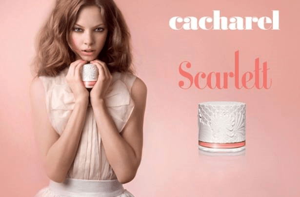 Reklama perfum Cacharel Scarlett