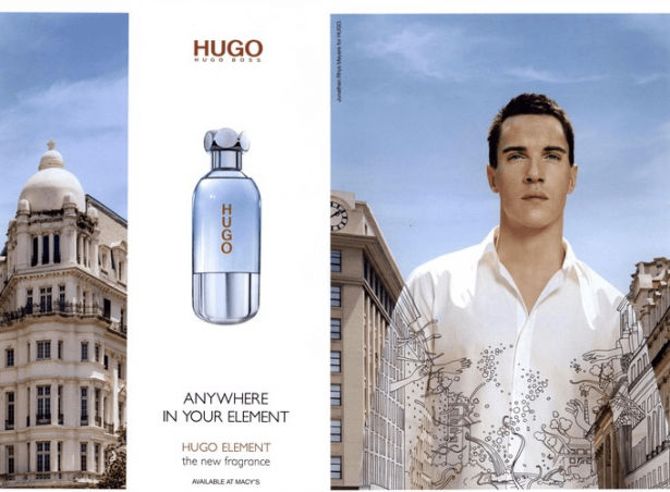 Reklama perfum Hugo Boss Element