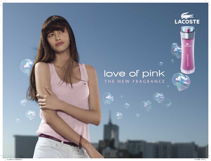 Reklama perfum Lacoste Love of Pink