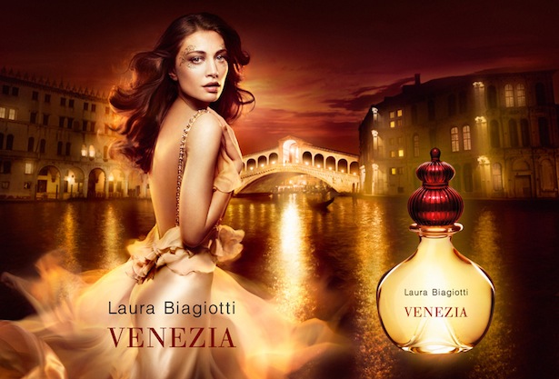 Reklama perfum Laura Biagiotti Venezia