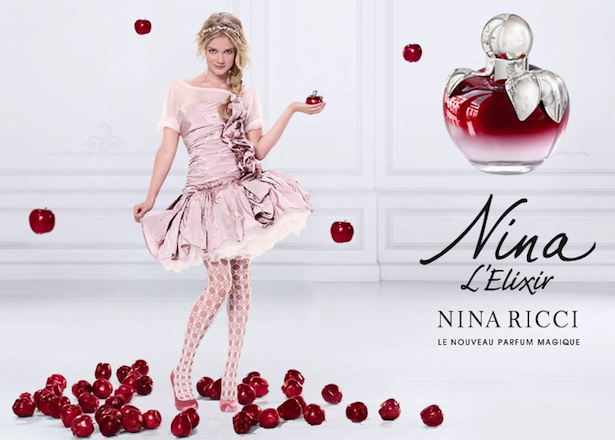 Reklama perfum Nina Ricci Nina L'Elixir