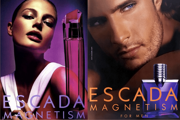 Reklama perfum Escada Magnetism