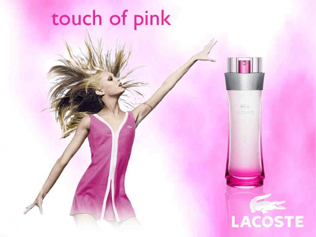 Reklama perfum Lacoste Touch of Pink