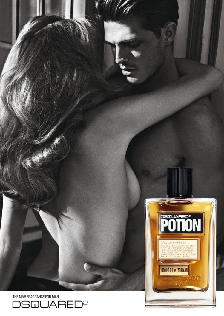 Reklama perfum Dsquared2 Potion