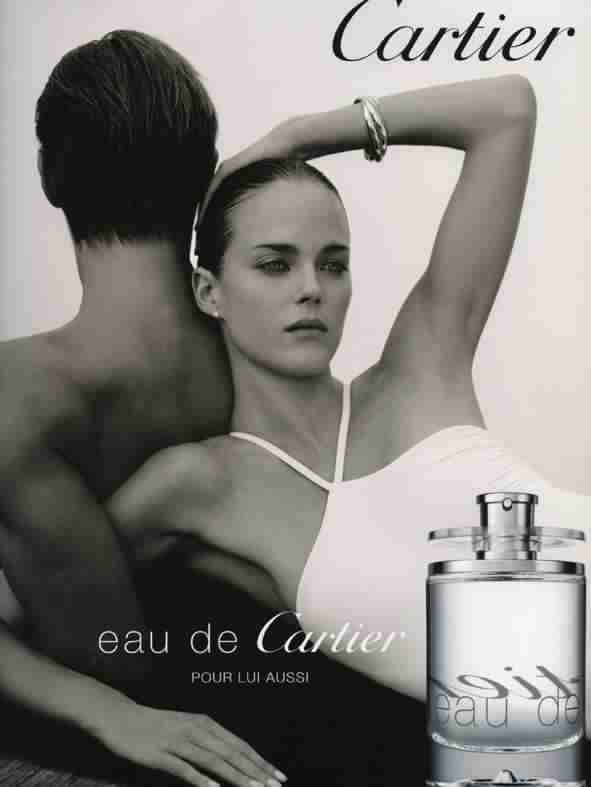 Reklama perfum Cartier eau de Cartier