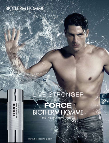 Reklama perfum Biotherm Force Homme