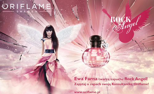 Polskie gwiazdy w reklamach perfum - Ewa Farna Oriflame Rock Angel