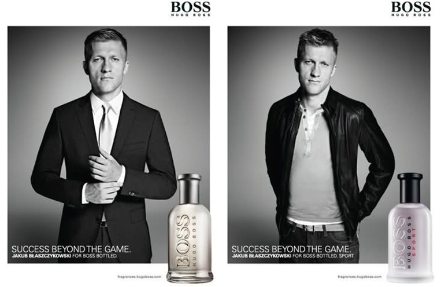 Polskie gwiazdy w reklamach perfum - Kuba Błaszczykowski Hugo Boss Boss Bottled i Hugo Boss Boss Bottled Sport