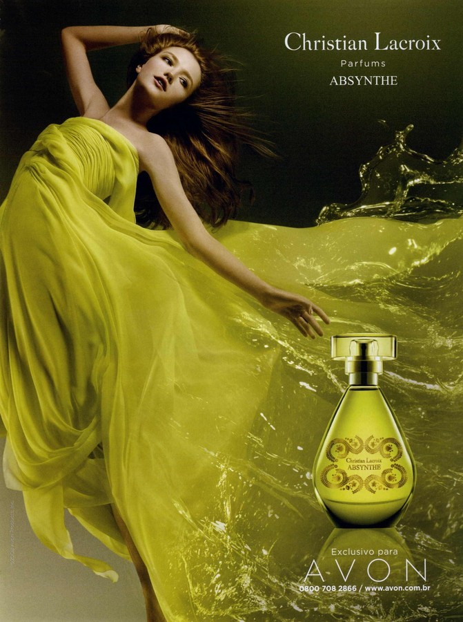 Reklama perfum Christian Lacroix Absynthe