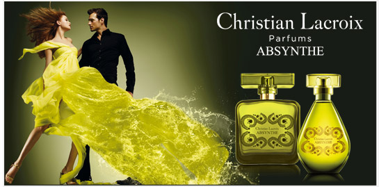 Reklama perfum Christian Lacroix Absynthe