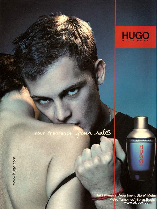 Reklama perfum Hugo Boss Dark Blue