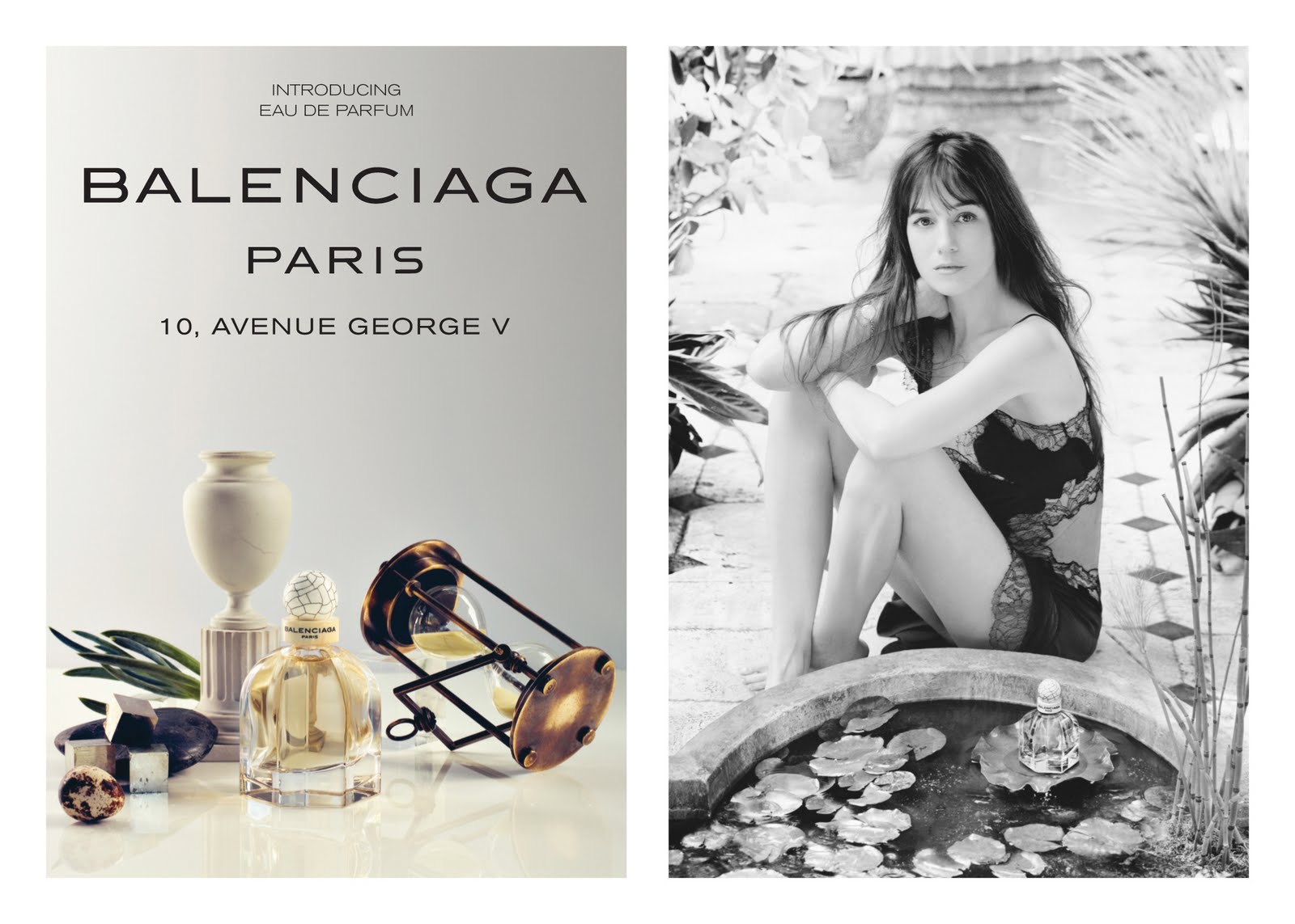 Reklama perfum Balenciaga Paris