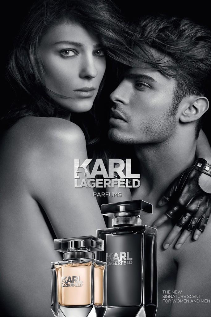 Reklama perfum Karl Lagerfeld Parfum