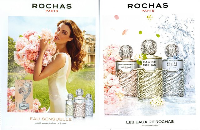 Reklama perfum Rochas eau Sensuelle