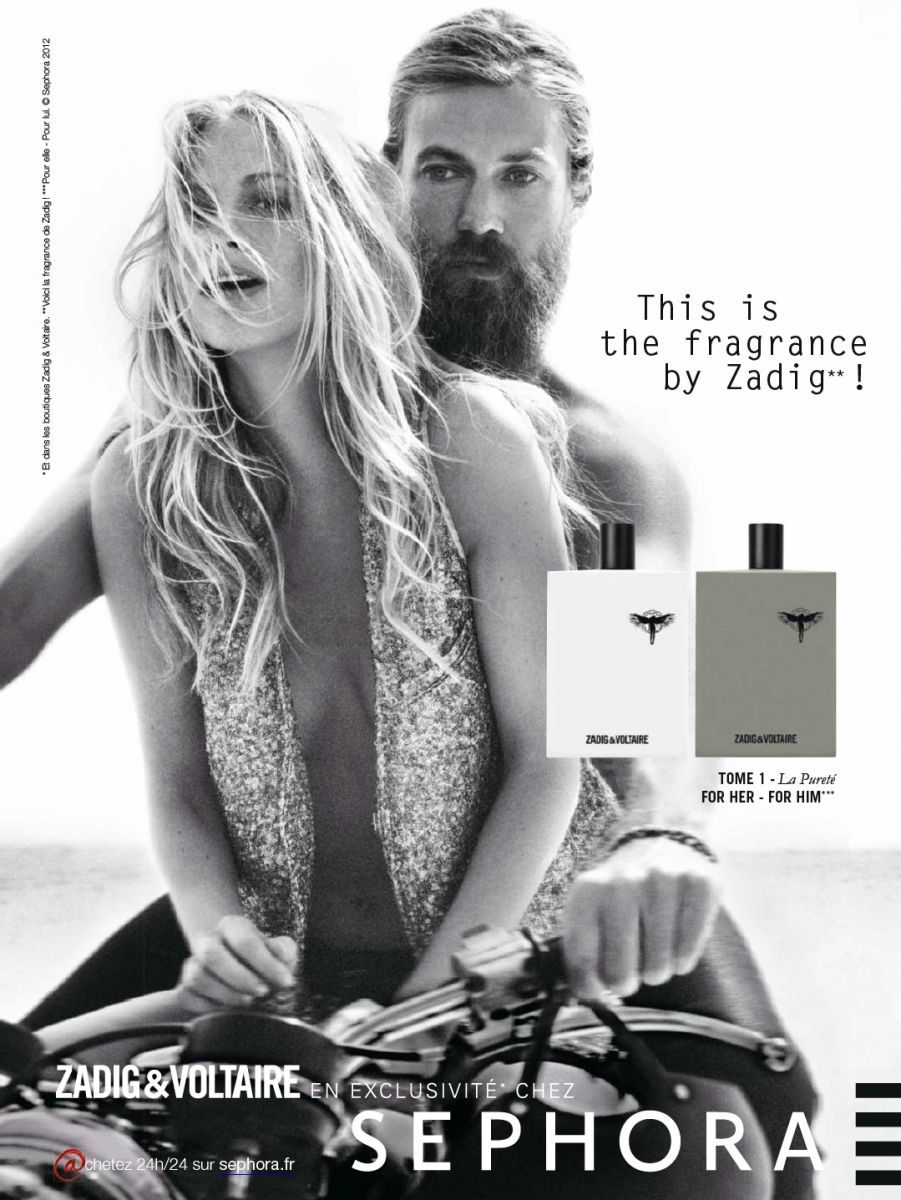 Reklama perfum Zadig&Voltaire for her - for him